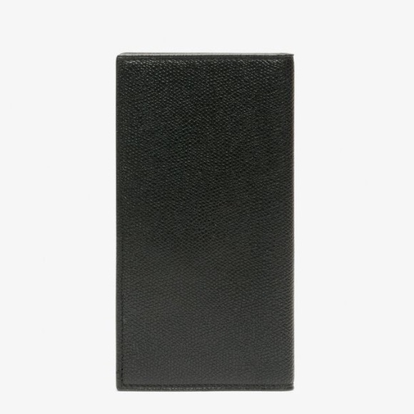 NEW Valextra Vertical Wallet 12Cc long black wallet - Picture 3 of 8